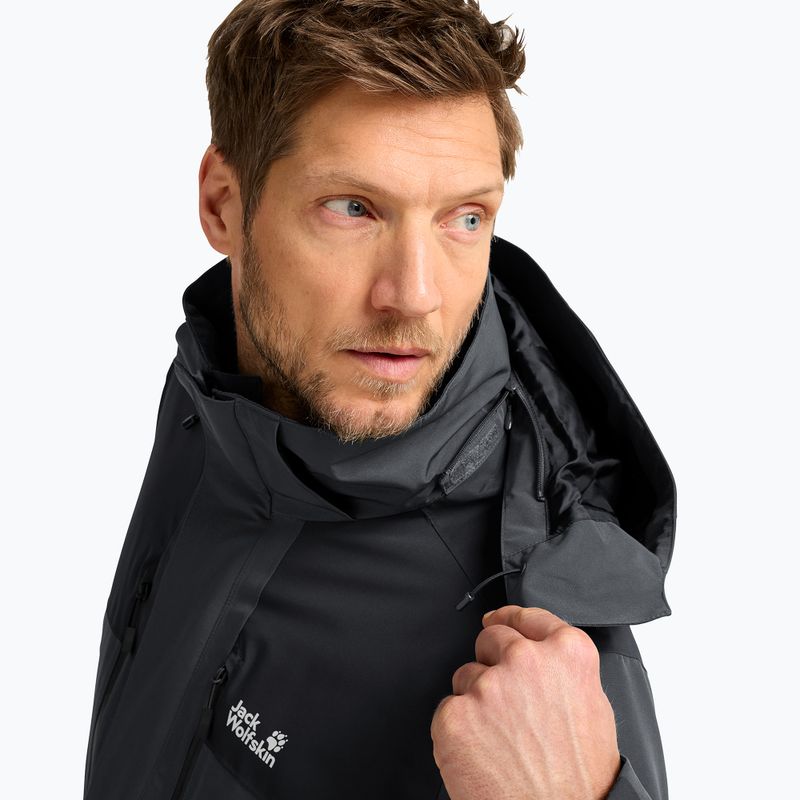 Geacă de ploaie pentru bărbați Jack Wolfskin Jasper Pro 2L phantom 5