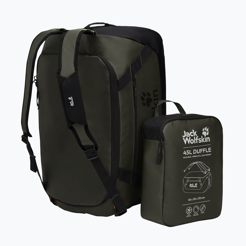 Geantă de călătorie Jack Wolfskin Tecton Duffle 45 l rich olive 5