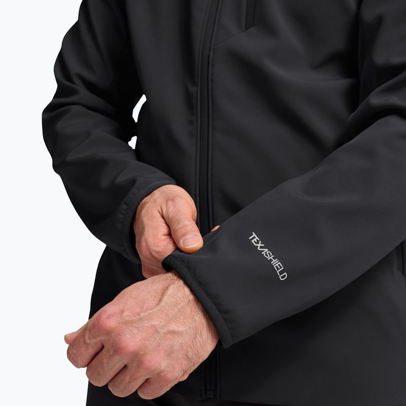 Geacă rezistentă la vânt pentru bărbați Jack Wolfskin Wild Winds Hooded black 7