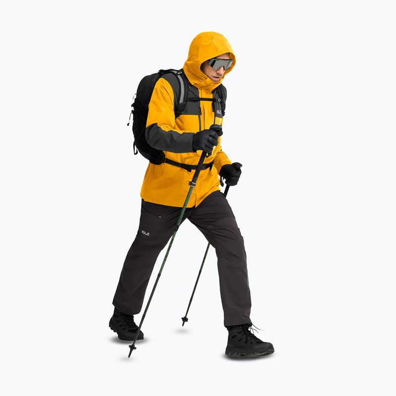 Geacă de ploaie pentru bărbați Jack Wolfskin Jasper Pro 2L burly yellow jw 2