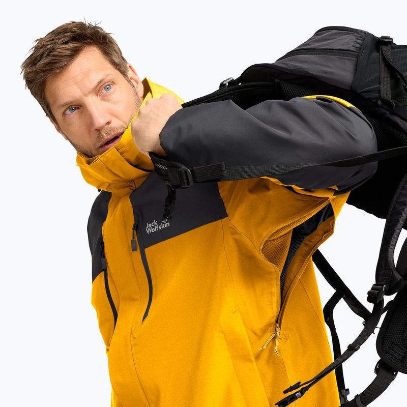Geacă de ploaie pentru bărbați Jack Wolfskin Jasper Pro 2L burly yellow jw 4