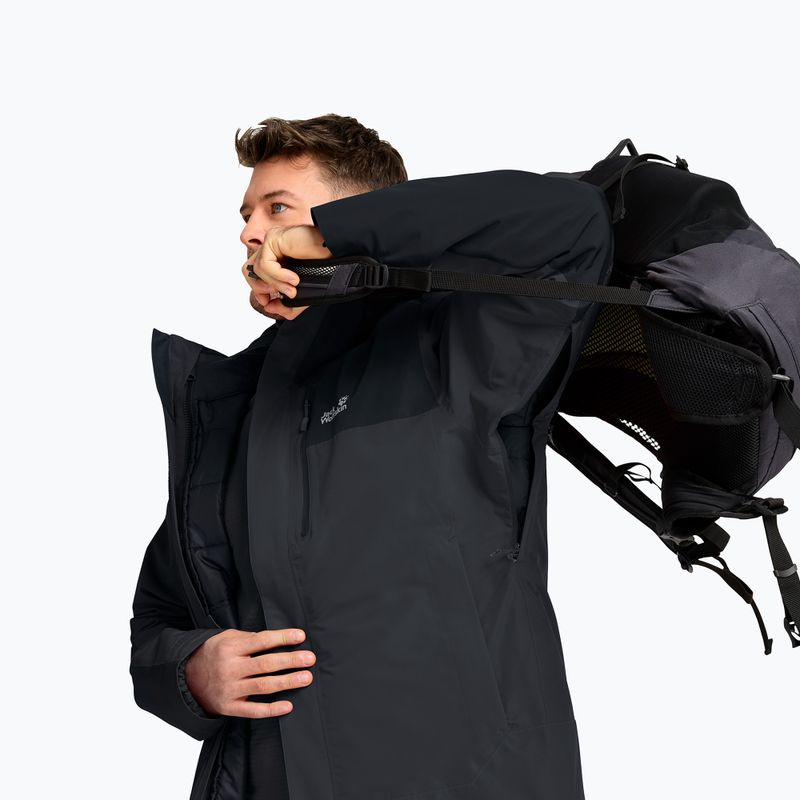 Geacă 3în1 pentru bărbați Jack Wolfskin Jasper Pro 3IN1 phantom 9