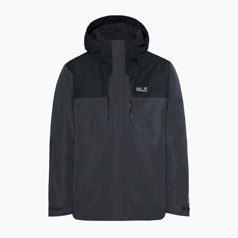 Geacă 3în1 pentru bărbați Jack Wolfskin Jasper Pro 3IN1 phantom 10