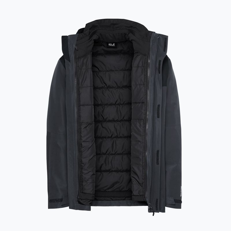 Geacă 3în1 pentru bărbați Jack Wolfskin Jasper Pro 3IN1 phantom 14