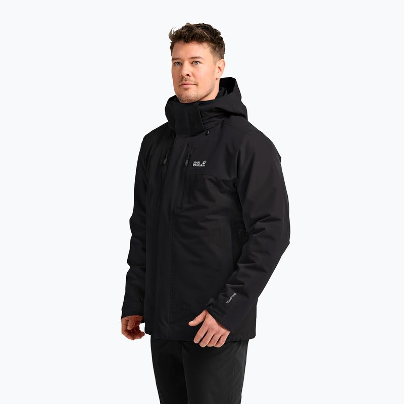 Geacă 3în1 pentru bărbați Jack Wolfskin Jasper Pro 3IN1 black 4