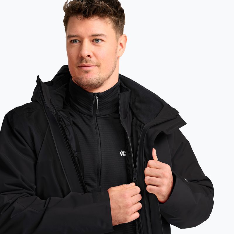 Geacă 3în1 pentru bărbați Jack Wolfskin Jasper Pro 3IN1 black 7