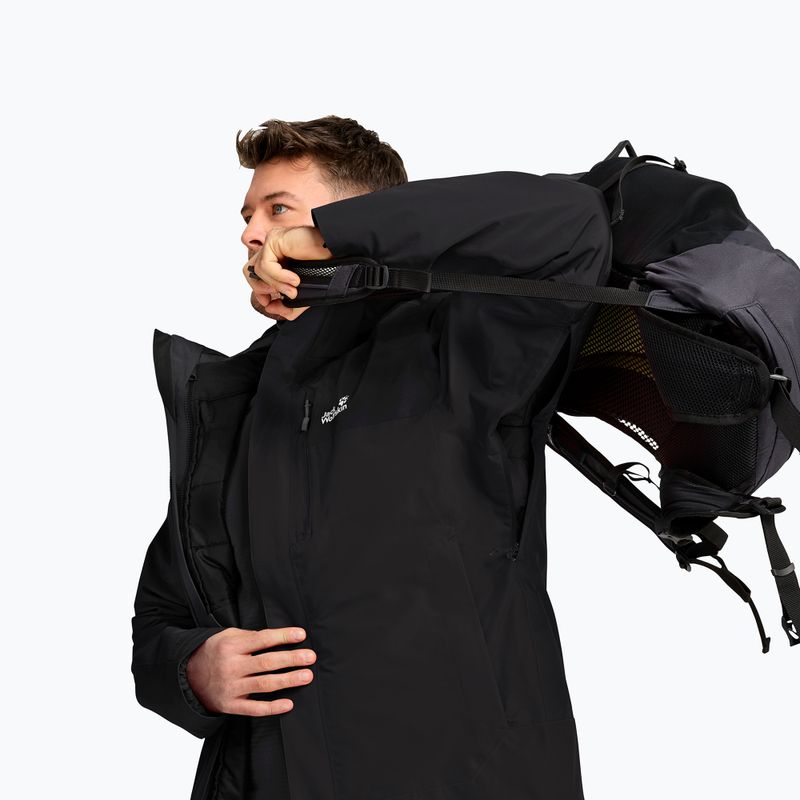 Geacă 3în1 pentru bărbați Jack Wolfskin Jasper Pro 3IN1 black 9