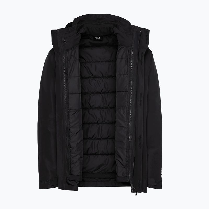 Geacă 3în1 pentru bărbați Jack Wolfskin Jasper Pro 3IN1 black 11