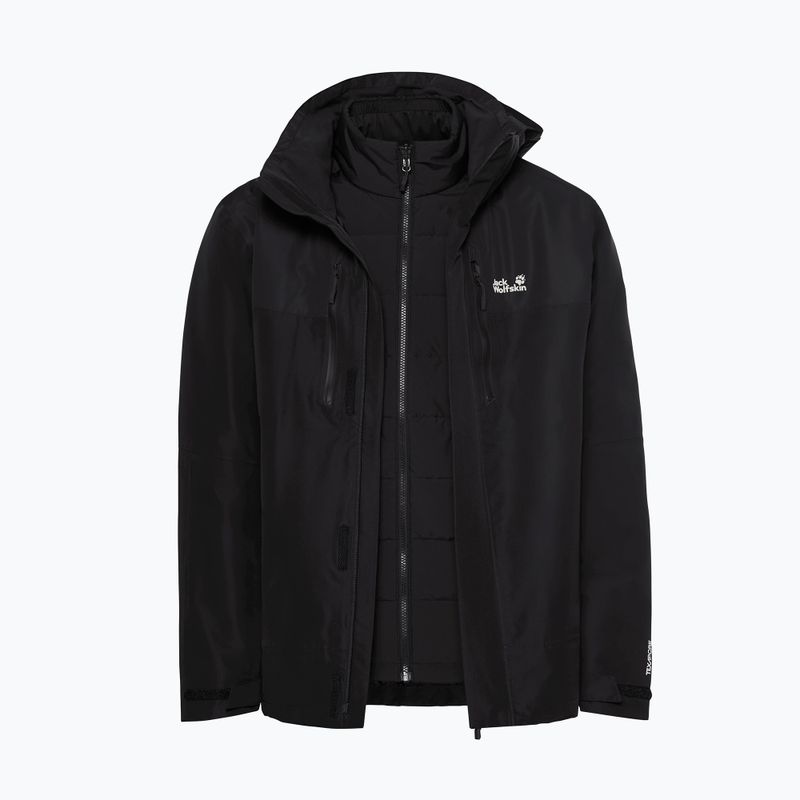 Geacă 3în1 pentru bărbați Jack Wolfskin Jasper Pro 3IN1 black 14
