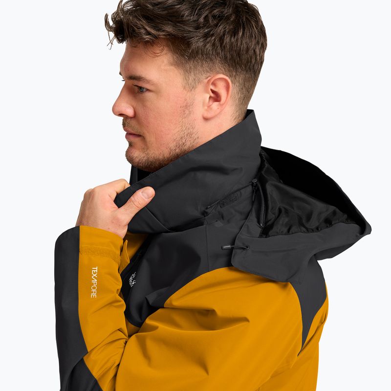 Geacă 3în1 pentru bărbați Jack Wolfskin Jasper Pro 3IN1 burly yellow jw 8