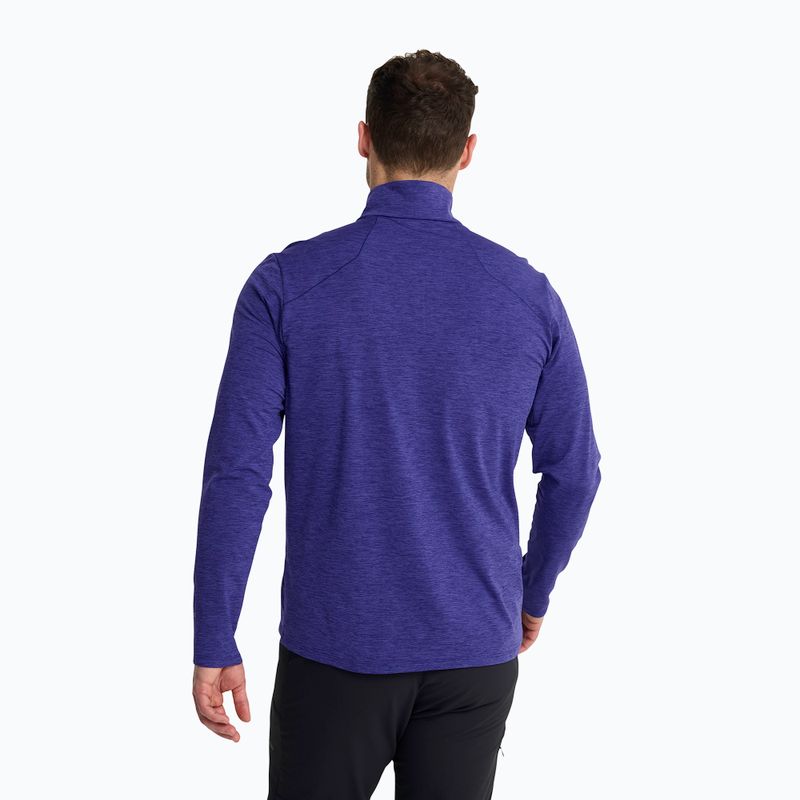 Bluză fleece pentru bărbați Jack Wolfskin Trail Half Zip glow ink 2