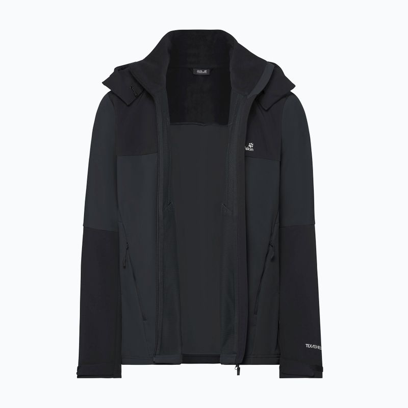 Geacă rezistentă la vânt pentru bărbați Jack Wolfskin Jasper phantom 11
