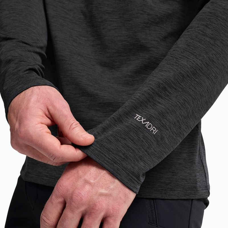 Longsleeve de trekking pentru bărbați Jack Wolfskin Trail black 4
