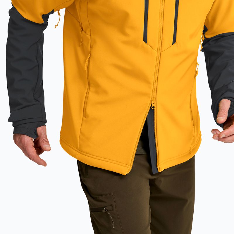 Geacă rezistentă la vânt pentru bărbați Jack Wolfskin Jasper burly yellow jw 7