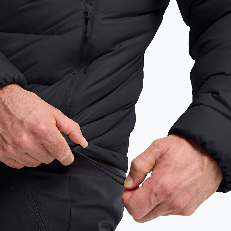Geacă cu puf pentru bărbați Jack Wolfskin Wild Pass Down Hoody black 6