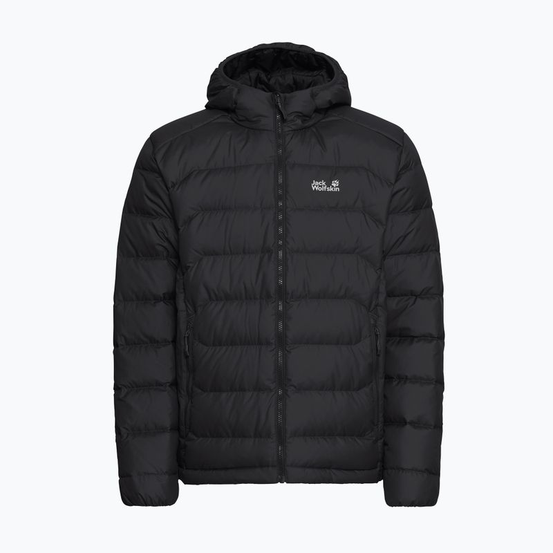 Geacă cu puf pentru bărbați Jack Wolfskin Wild Pass Down Hoody black 7