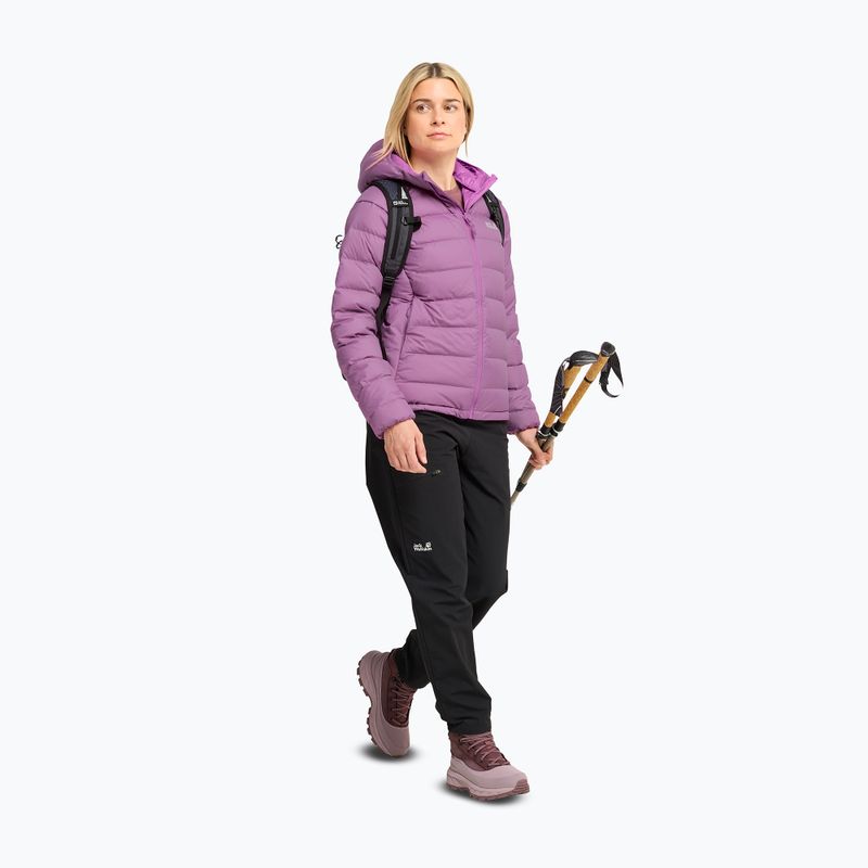 Geacă cu puf pentru femei Jack Wolfskin Wild Pass Down Hoody Rds vivid orchid 2