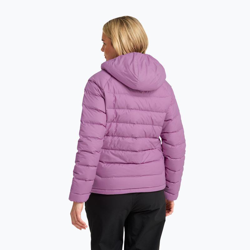 Geacă cu puf pentru femei Jack Wolfskin Wild Pass Down Hoody Rds vivid orchid 3