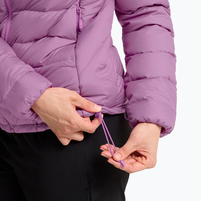 Geacă cu puf pentru femei Jack Wolfskin Wild Pass Down Hoody Rds vivid orchid 6