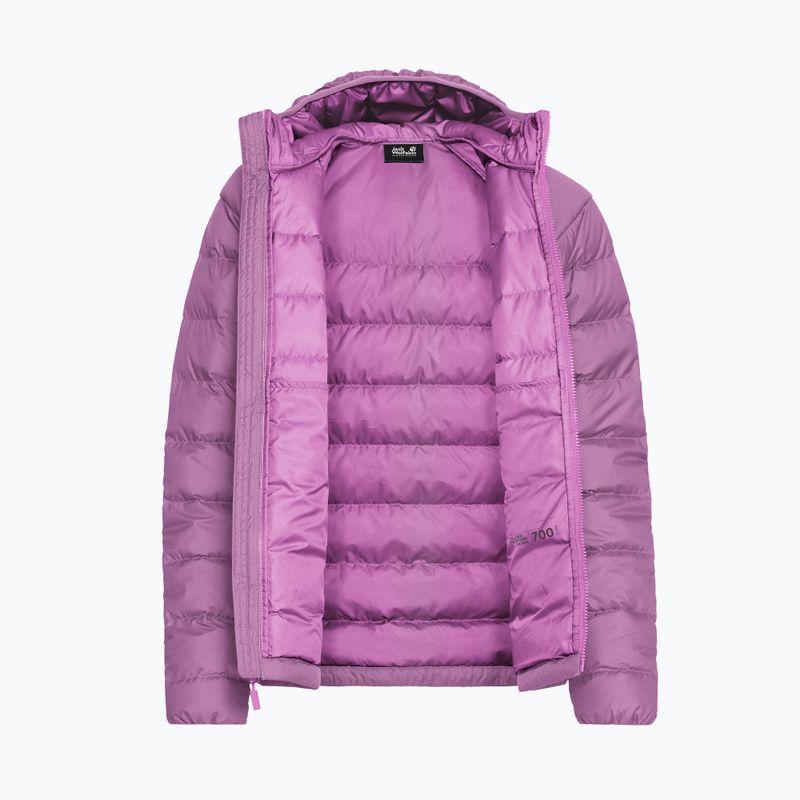 Geacă cu puf pentru femei Jack Wolfskin Wild Pass Down Hoody Rds vivid orchid 8