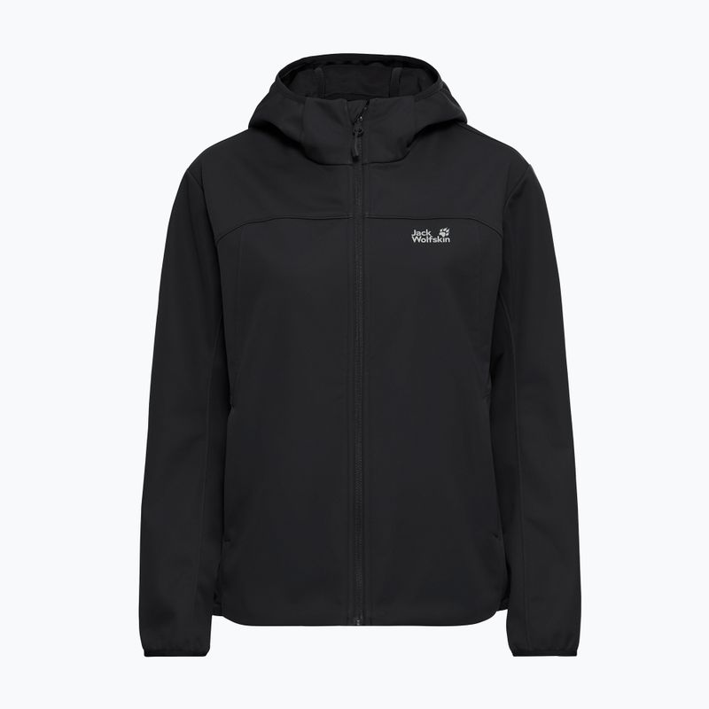 Geacă softshell pentru femei Jack Wolfskin Windhain 2 Hoody black 7