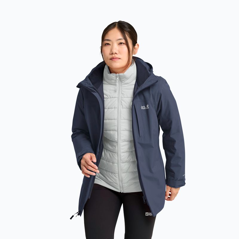 Geacă 3în1 pentru femei Jack Wolfskin Hunberg 2 3IN1 midnight sky 4
