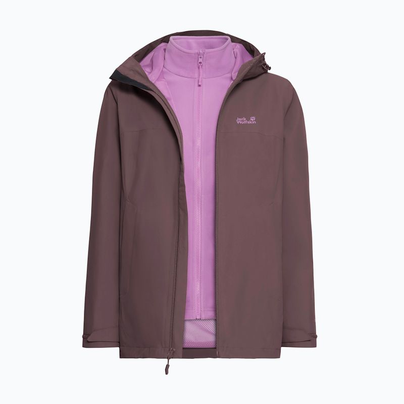 Geacă 3în1 pentru femei Jack Wolfskin Moonrise 2 3IN1 sheer plum 12