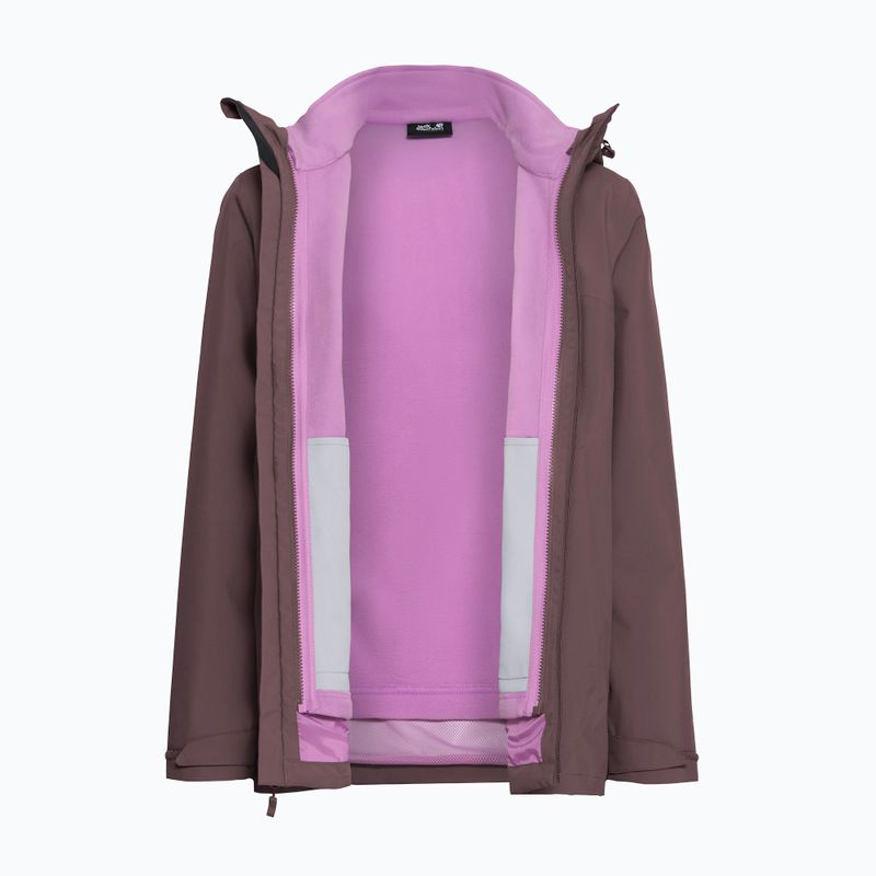 Geacă 3în1 pentru femei Jack Wolfskin Moonrise 2 3IN1 sheer plum 13