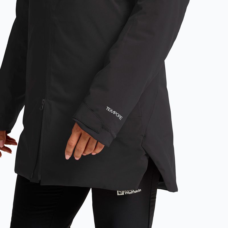 Geacă de ploaie pentru femei Jack Wolfskin Heidelstein 2 Ins black 5
