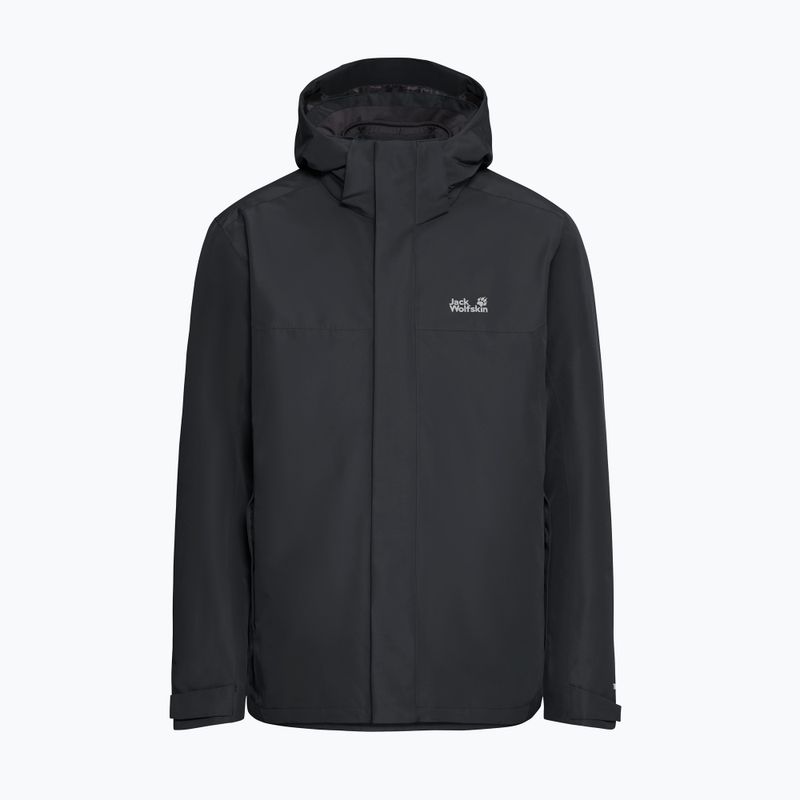 Geacă 3în1 pentru bărbați Jack Wolfskin Stonelite 3In1 phantom 10