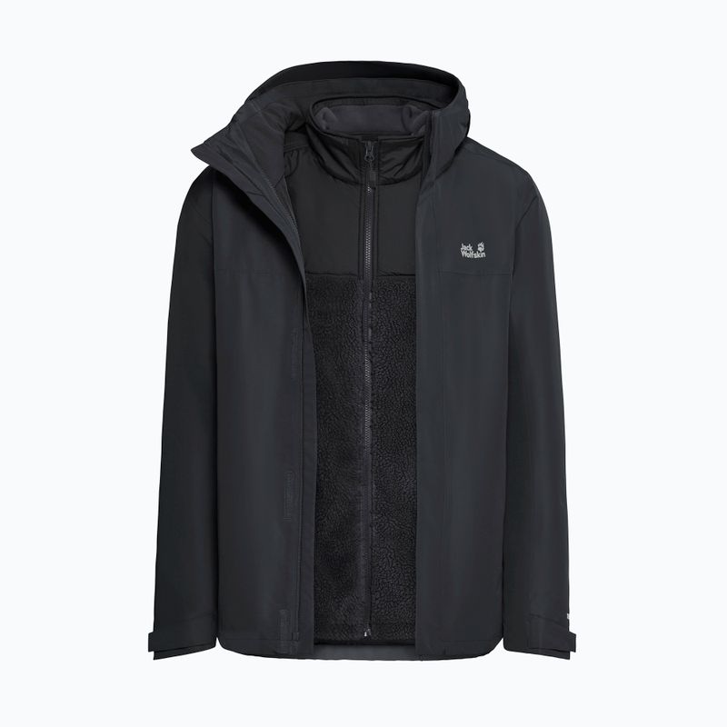 Geacă 3în1 pentru bărbați Jack Wolfskin Stonelite 3In1 phantom 12
