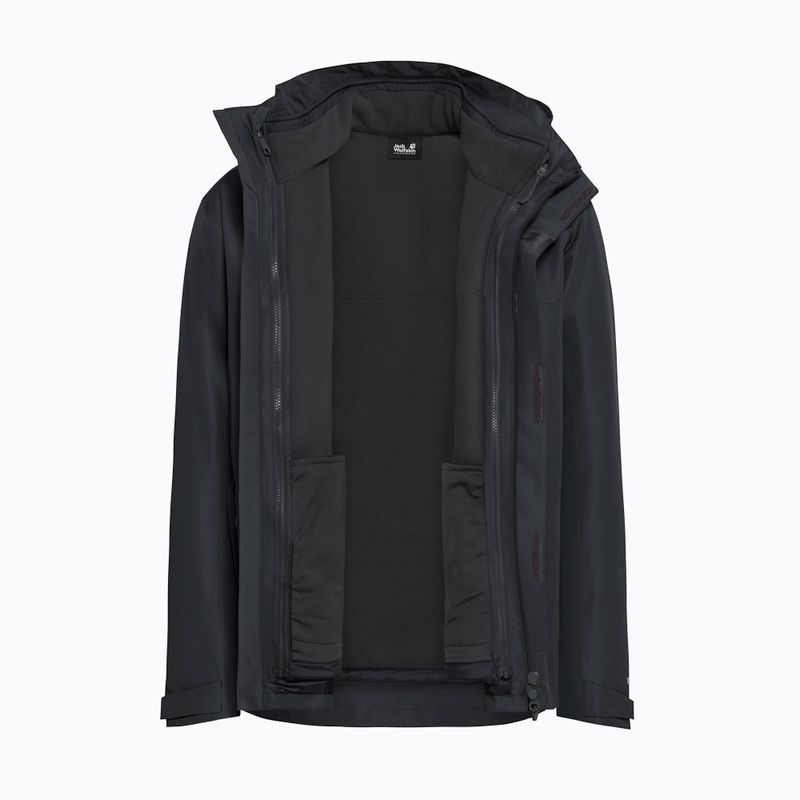 Geacă 3în1 pentru bărbați Jack Wolfskin Stonelite 3In1 phantom 13