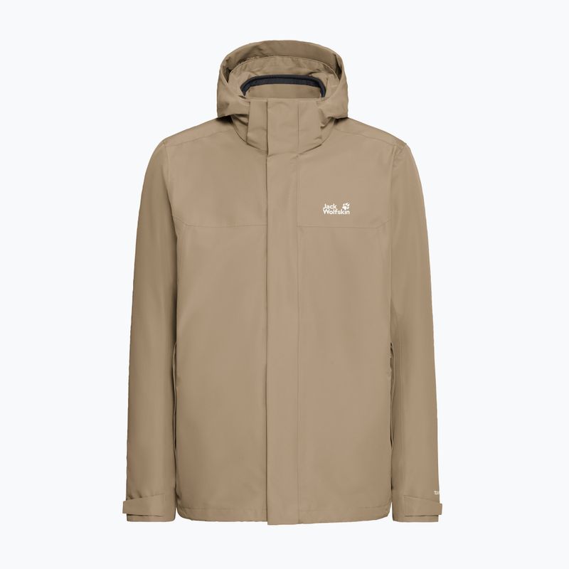 Geacă 3în1 pentru bărbați Jack Wolfskin Stonelite 3In1 hazel wood 10