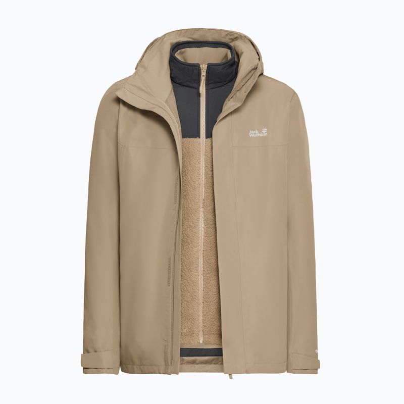 Geacă 3în1 pentru bărbați Jack Wolfskin Stonelite 3In1 hazel wood 12