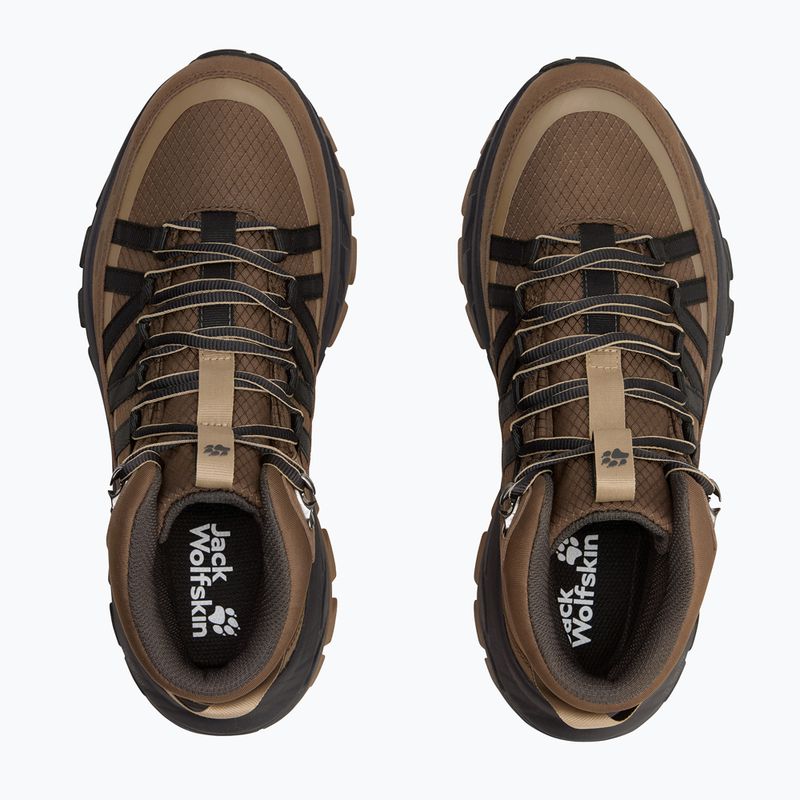 Încălțăminte de drumeție pentru femei Jack Wolfskin Wild Hike Texapore Mid fawn 4