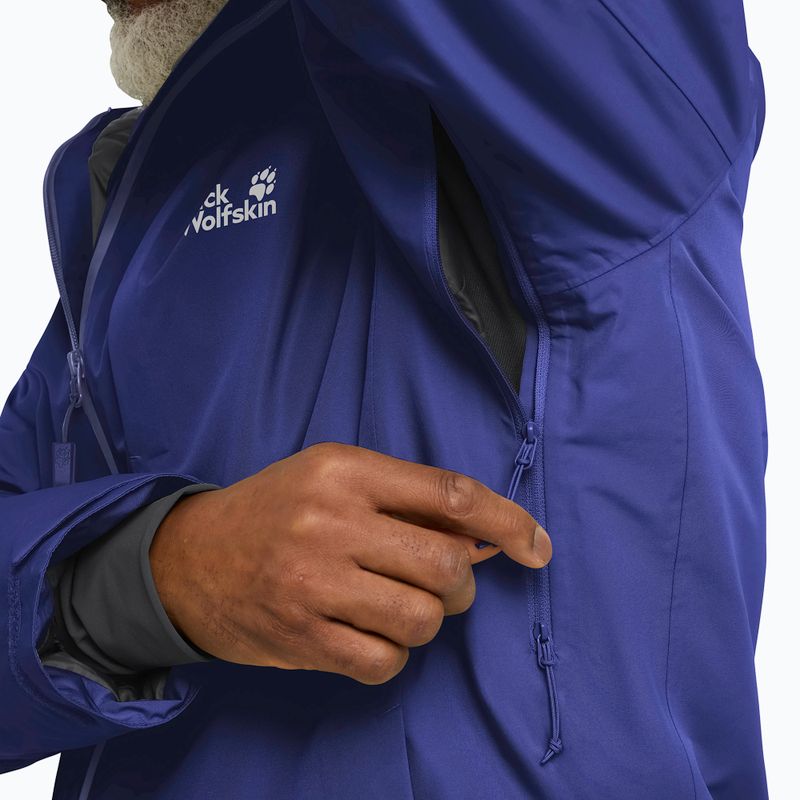 Geacă cu puf pentru bărbați Jack Wolfskin Icecape 2 l Down Ins Rds glow ink 4