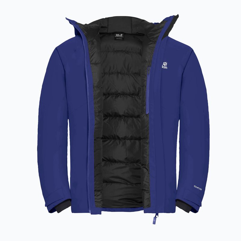 Geacă cu puf pentru bărbați Jack Wolfskin Icecape 2 l Down Ins Rds glow ink 9