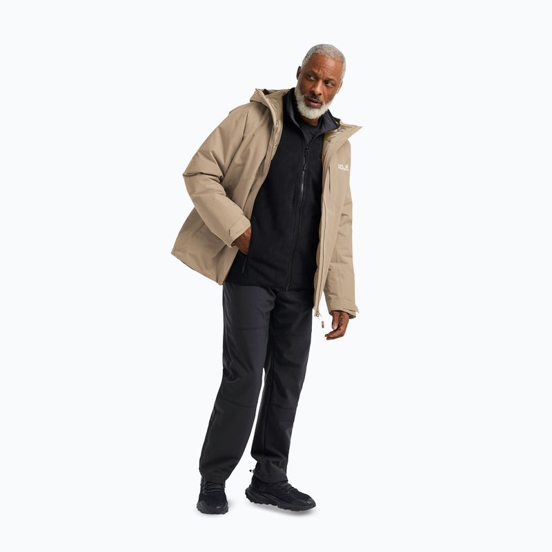 Geacă cu puf pentru bărbați Jack Wolfskin Icecape 2 l Down Ins Rds hazel wood 2