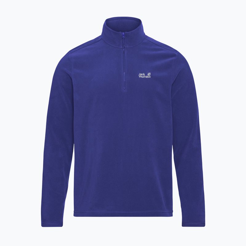Bluză fleece pentru bărbați Jack Wolfskin Taunus 100 Full Zip glow ink 5