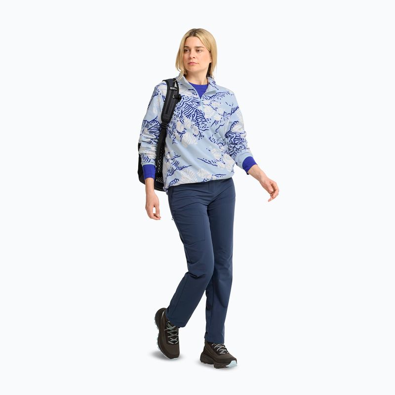 Bluză fleece pentru femei Jack Wolfskin Paw Era 100 Orint Half Zip paw crystal blue 2