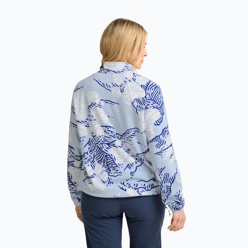 Bluză fleece pentru femei Jack Wolfskin Paw Era 100 Orint Half Zip paw crystal blue 3