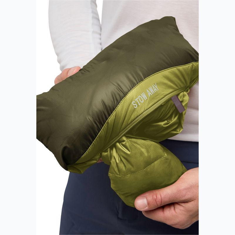 Geacă cu puf pentru bărbați Jack Wolfskin Passamani Down Hoody khaki green 5
