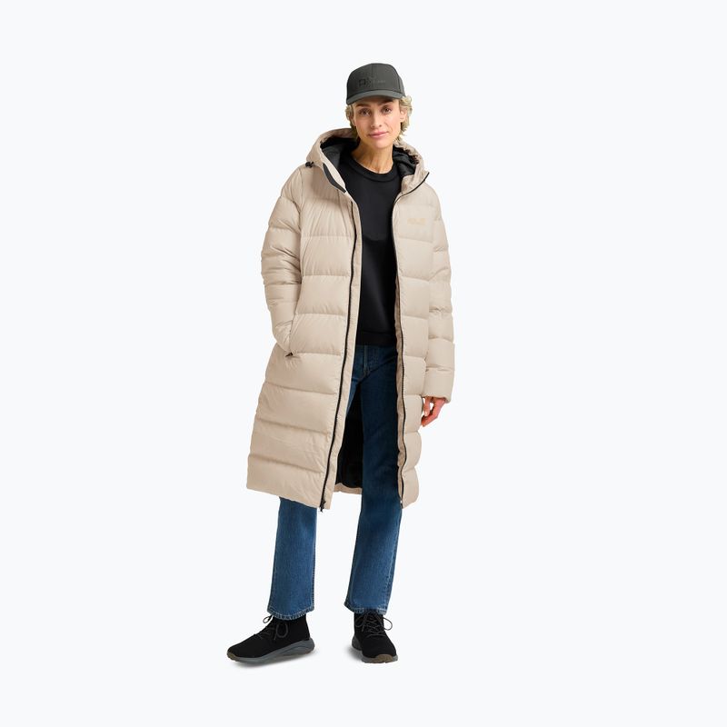 Palton cu puf pentru femei Jack Wolfskin Frozen Palace Coat oyster 3