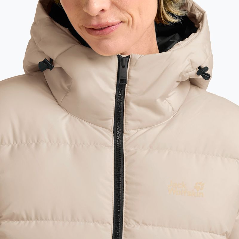 Palton cu puf pentru femei Jack Wolfskin Frozen Palace Coat oyster 4
