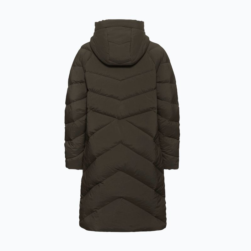 Palton cu puf pentru femei Jack Wolfskin Marienplatz Coat obsidian moss 7