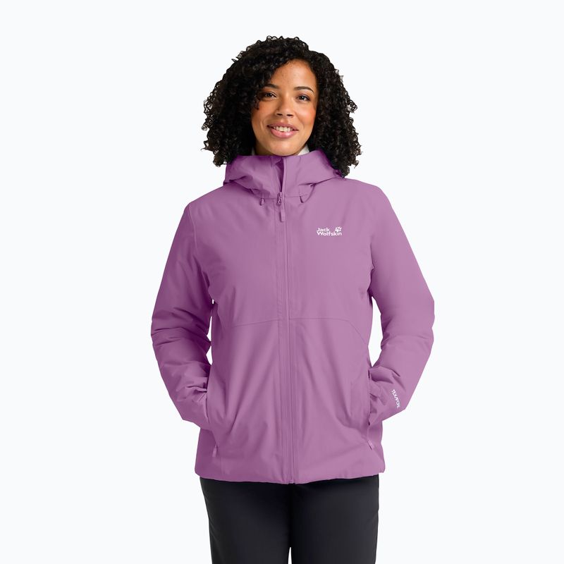 Geacă izolată pentru femei Jack Wolfskin Wisper Ins vivid orchid