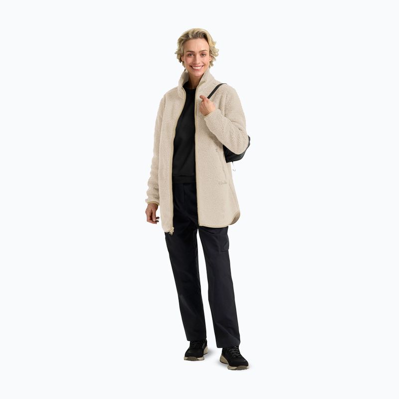 Bluză fleece pentru femei Jack Wolfskin High Curl Coat oyster 2
