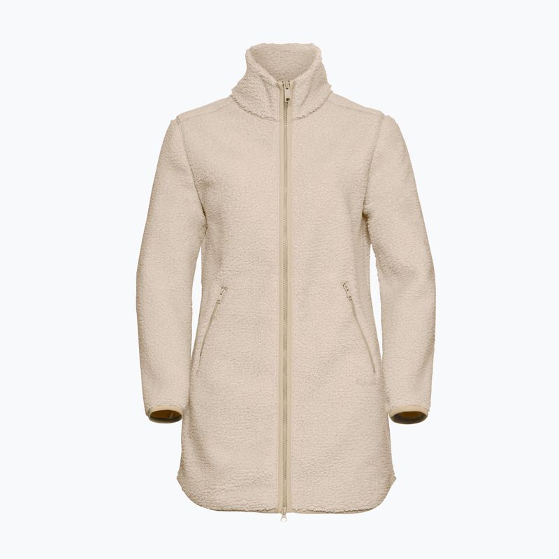 Bluză fleece pentru femei Jack Wolfskin High Curl Coat oyster 7