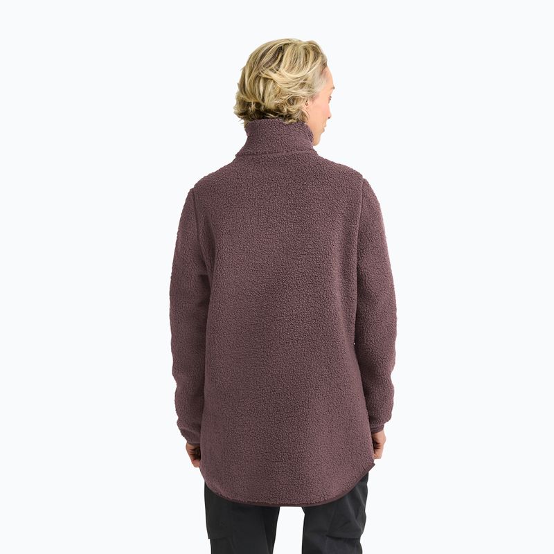 Bluză fleece pentru femei Jack Wolfskin High Curl Coat sheer plum 3