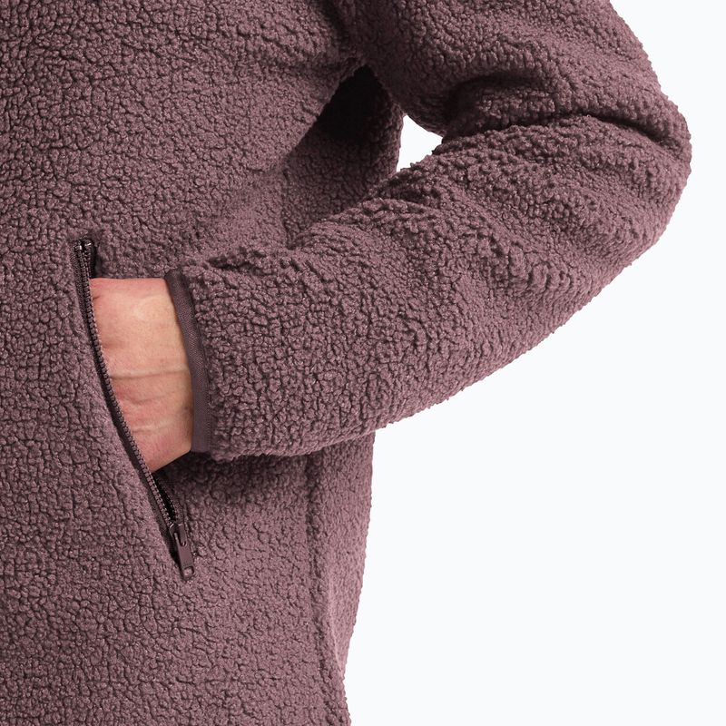 Bluză fleece pentru femei Jack Wolfskin High Curl Coat sheer plum 4